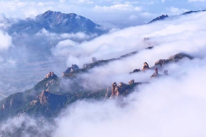 日照五蓮九仙山現絕美云海
